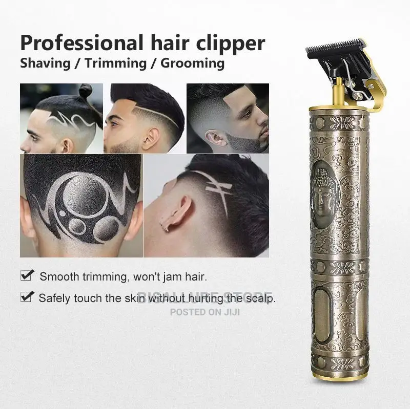 Gold Plated Designer Rechargeable Hair Clipper