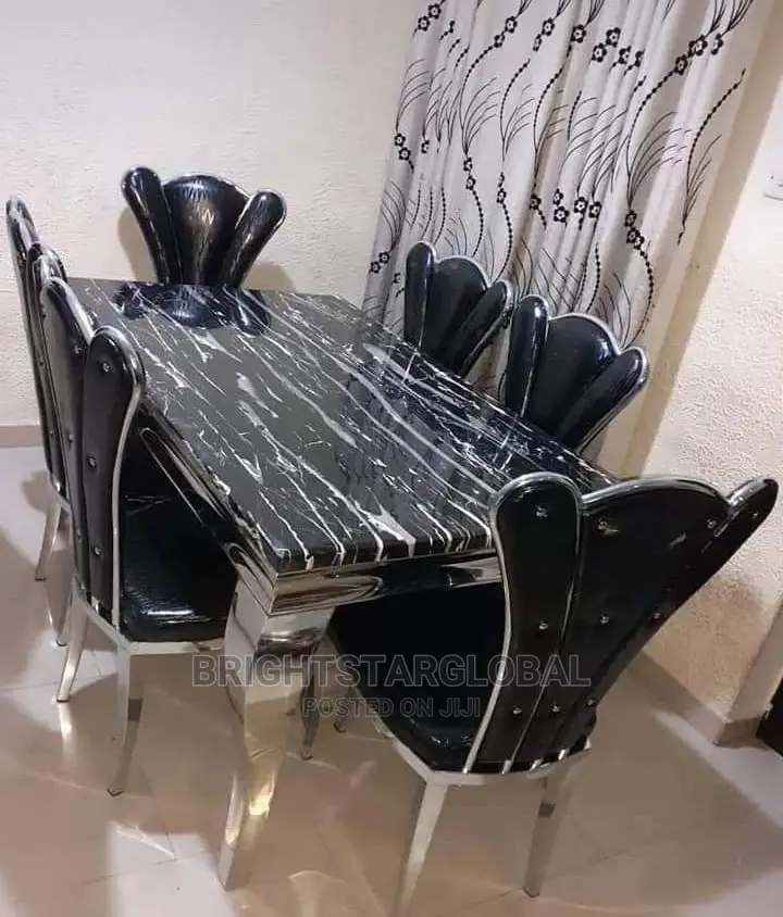 Dinning Table Set (High Quality) Butterfly Back