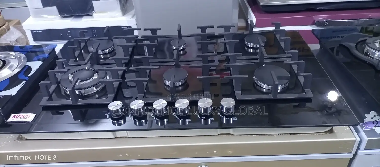 Quality 6 Burner Inbuilt Gas Cooker