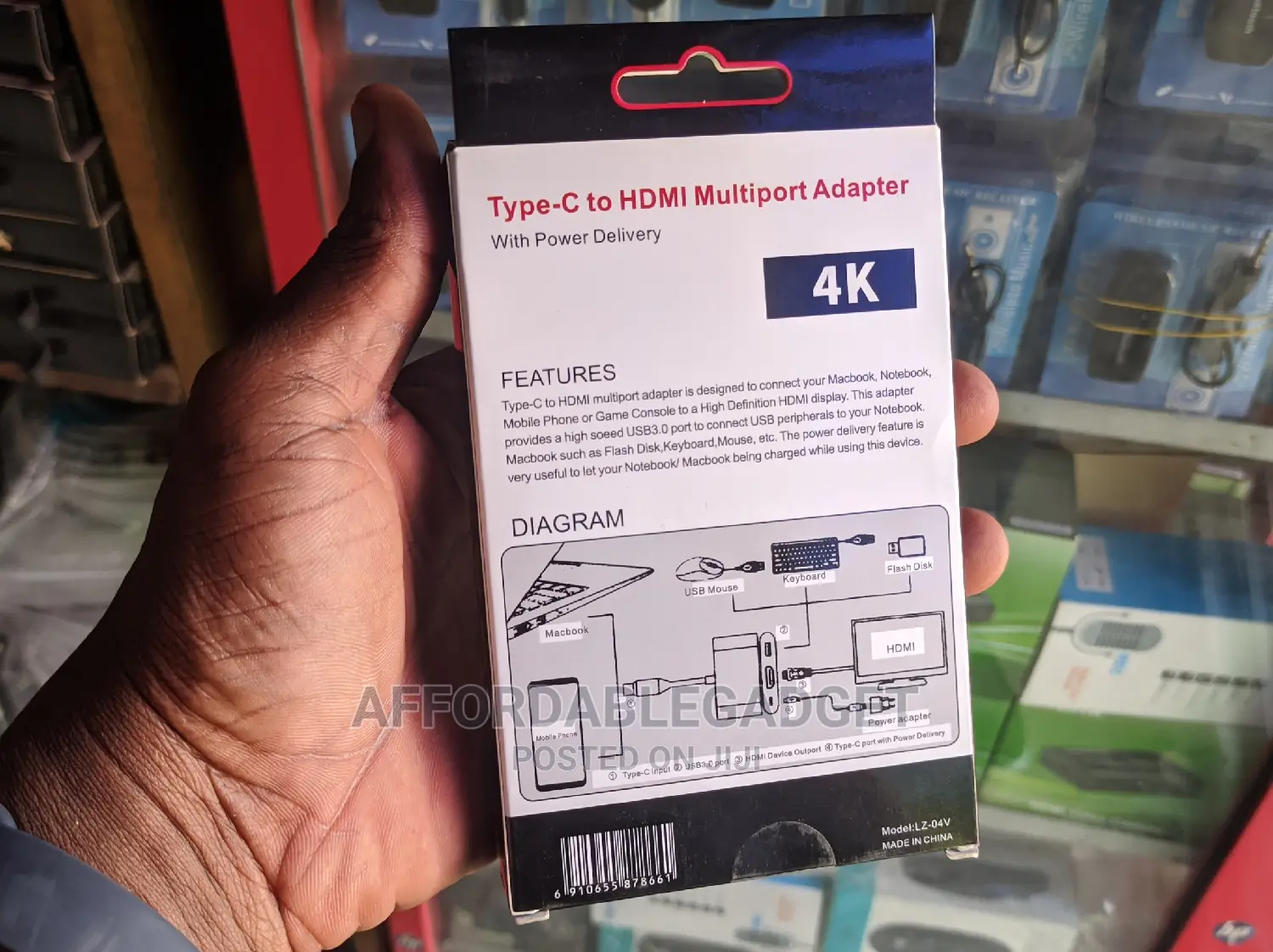 Type C to HDMI 3.0 USB and Type C
