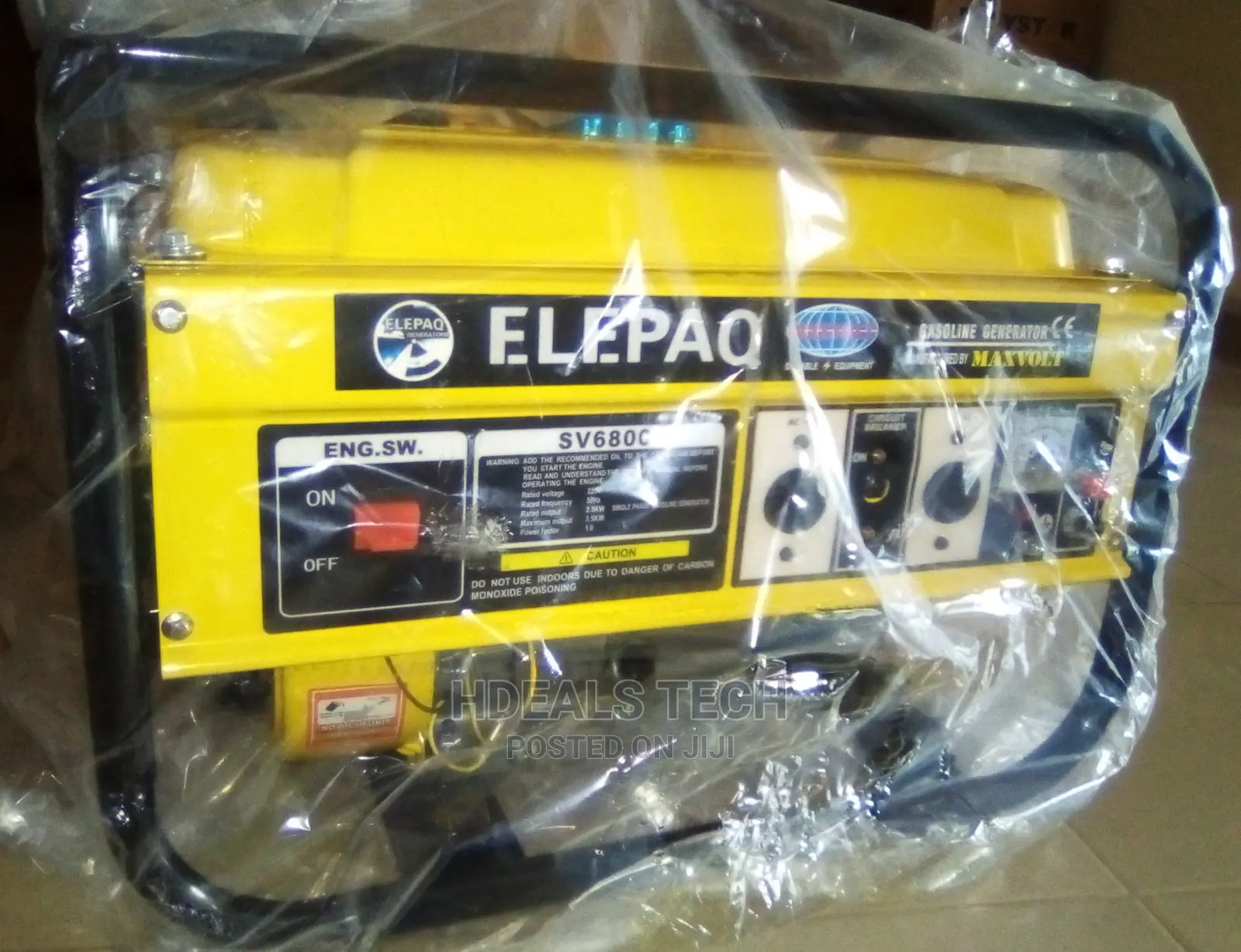 Elepaq 3.5kva Manual Gen Low Noise Low Fuel Consumption