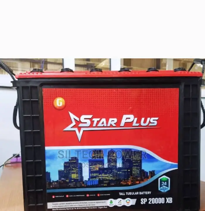 Star PLUS Tall Tubular Battery 12v220ah