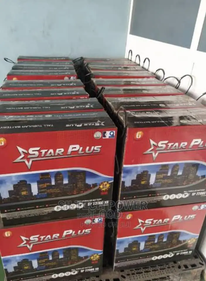 Star PLUS Tall Tubular Battery 12v220ah