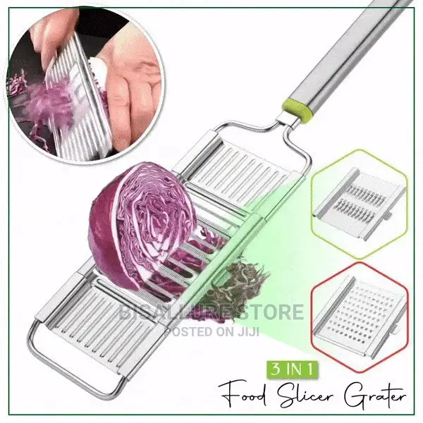 3 In 1 Manual Grater And Cabbage Shredder
