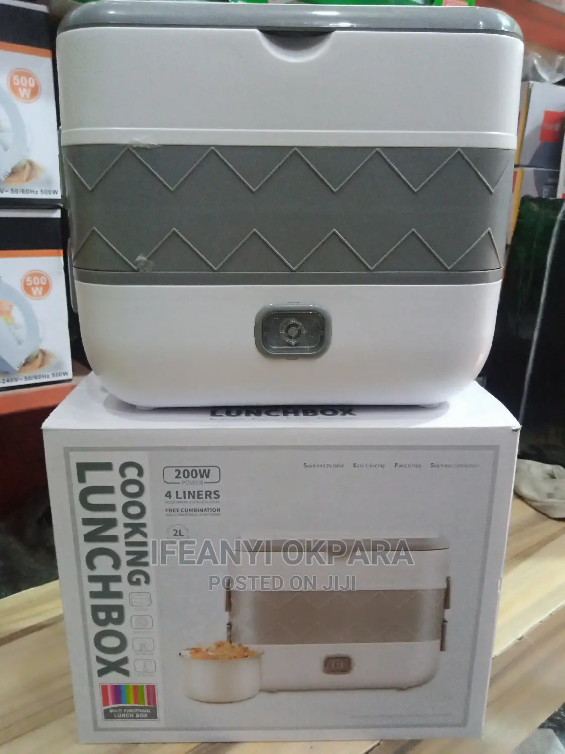 Cooking Lunch Box 4 In1