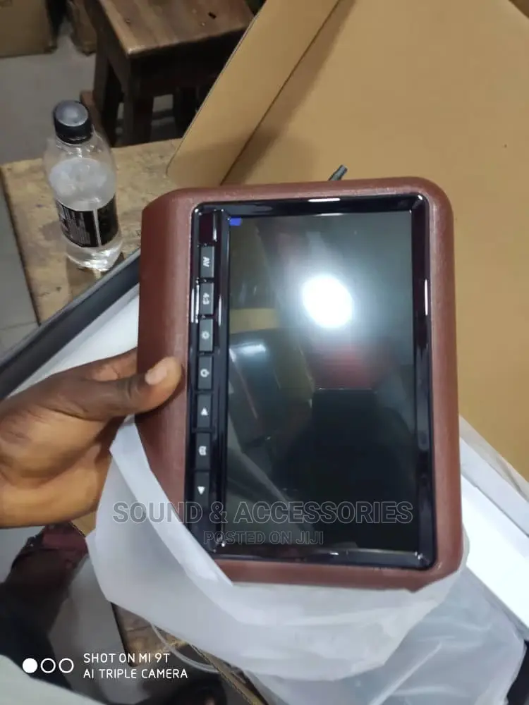 Brown Formatic Headrest DVD Player