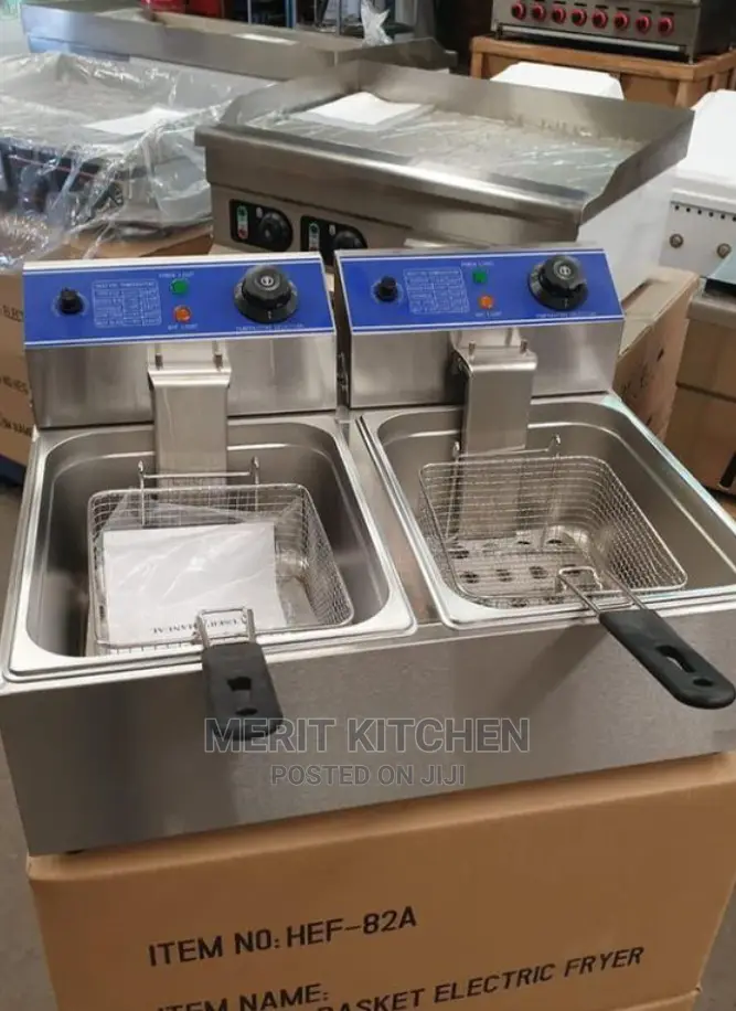 2 Pans Deep Fryer