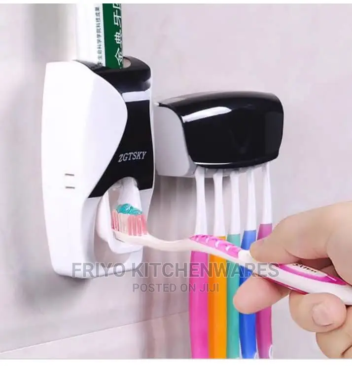 Toothbrush Holder With Dispenser