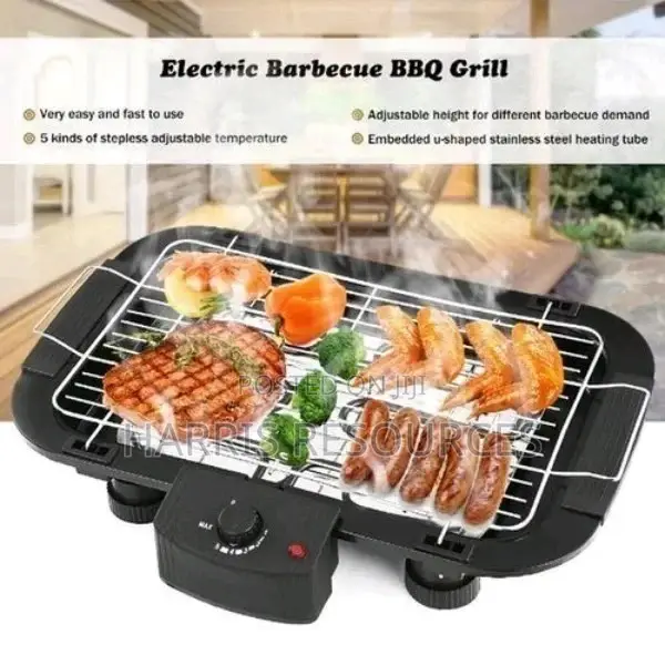 2000w Smokeless Electric Barbeque Grill BBQ Griddle Meat