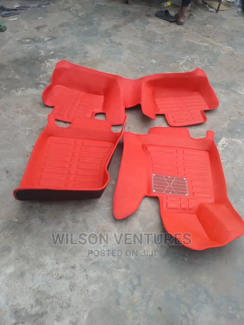 2007-2011 Toyota Camry Leather Mats Red