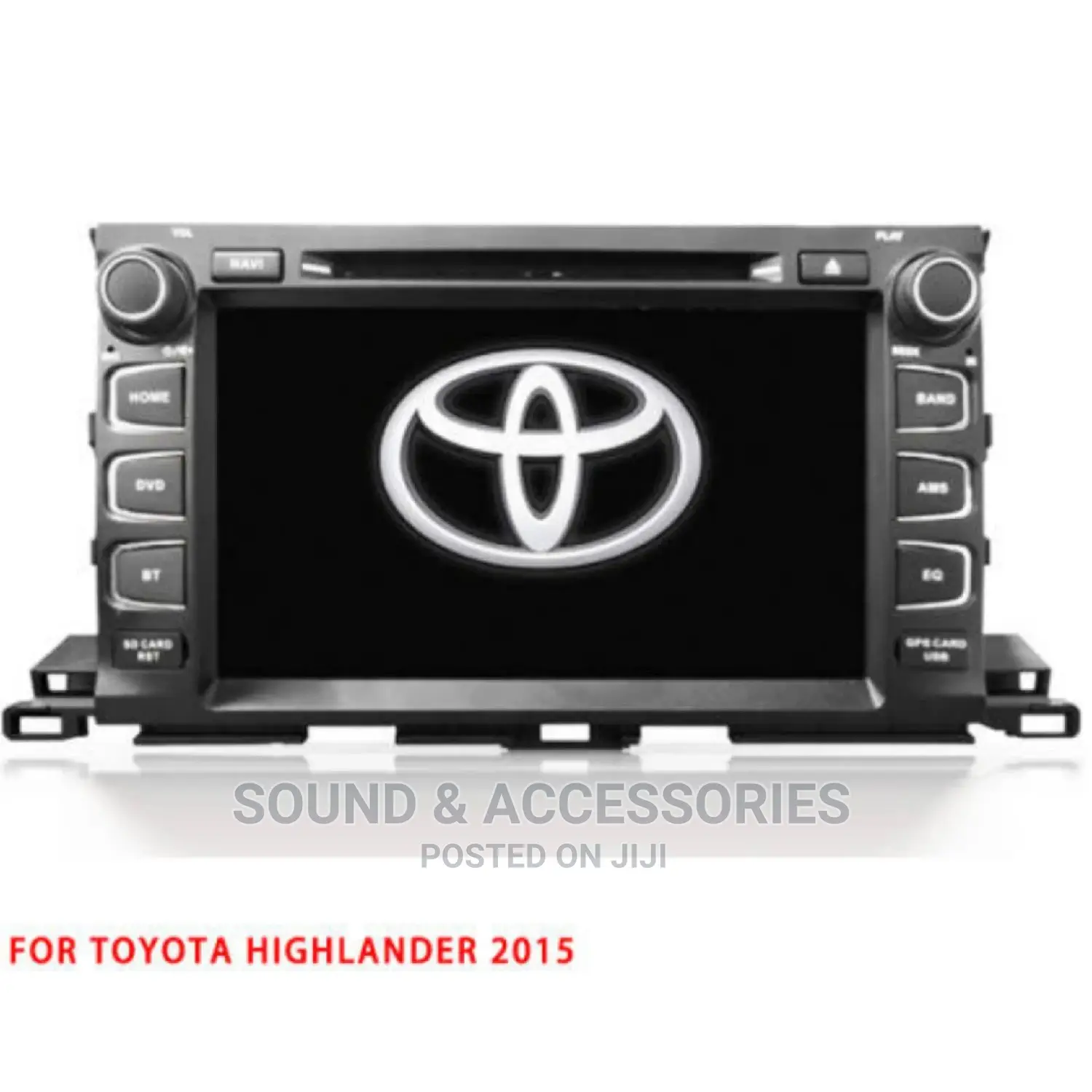 Toyota Highlander 2014-2018 Car DVD Player + Reverse Camera