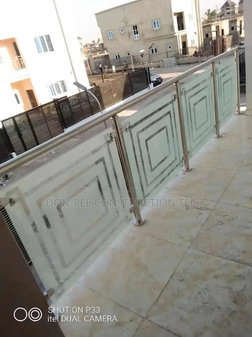 Tinded Glass Handrail Sus 304