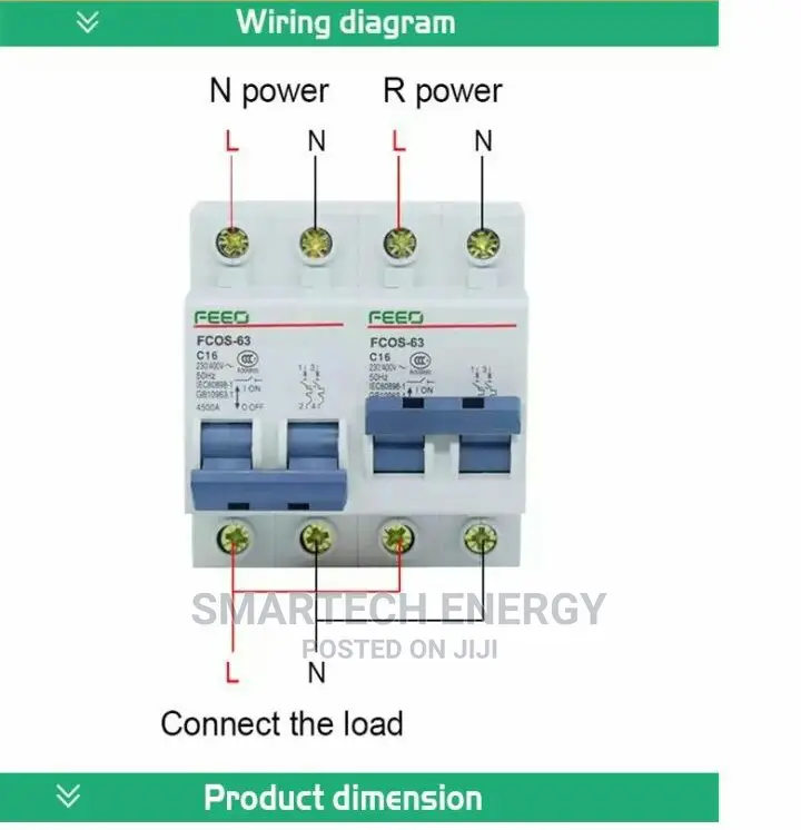 Dual Manual Tranfer Switch (Changeover Breaker)