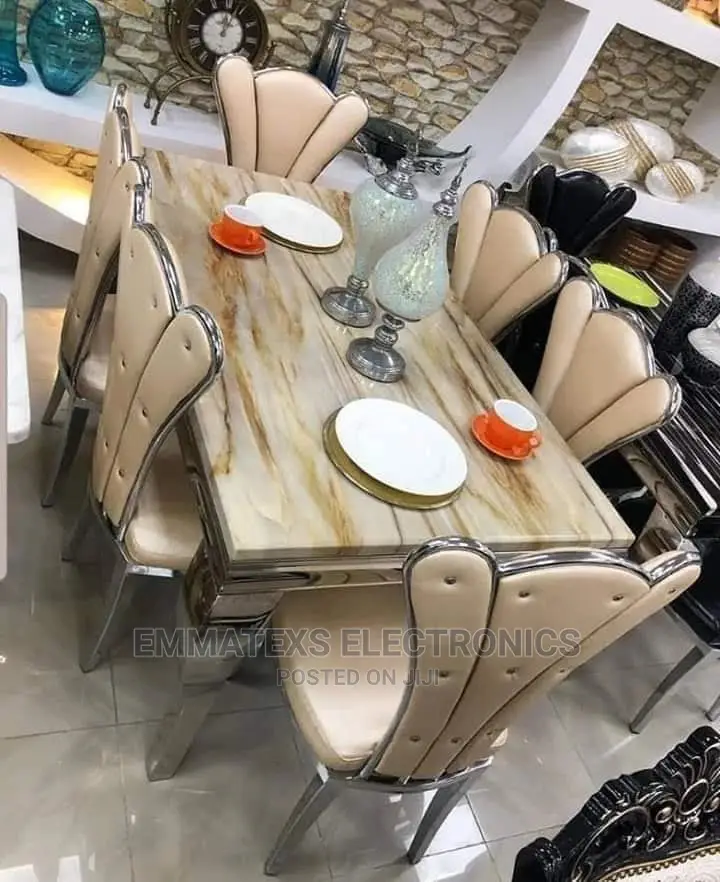 Marble Dinning Table Set