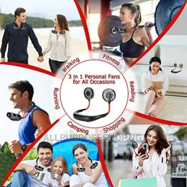 Rechargeable Sport Neck Fan