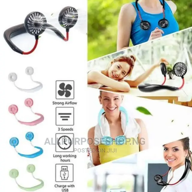 Rechargeable Sport Neck Fan