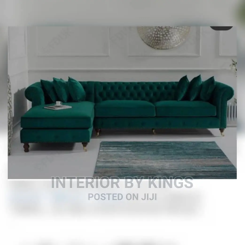 L-Shaped Chesterfield Sofa Production Time:7days,