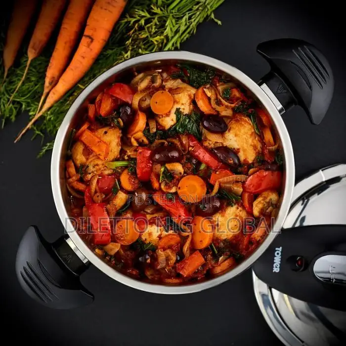 Tower One-Touch Ultima 4l Pressure Cooker Stainless Steel