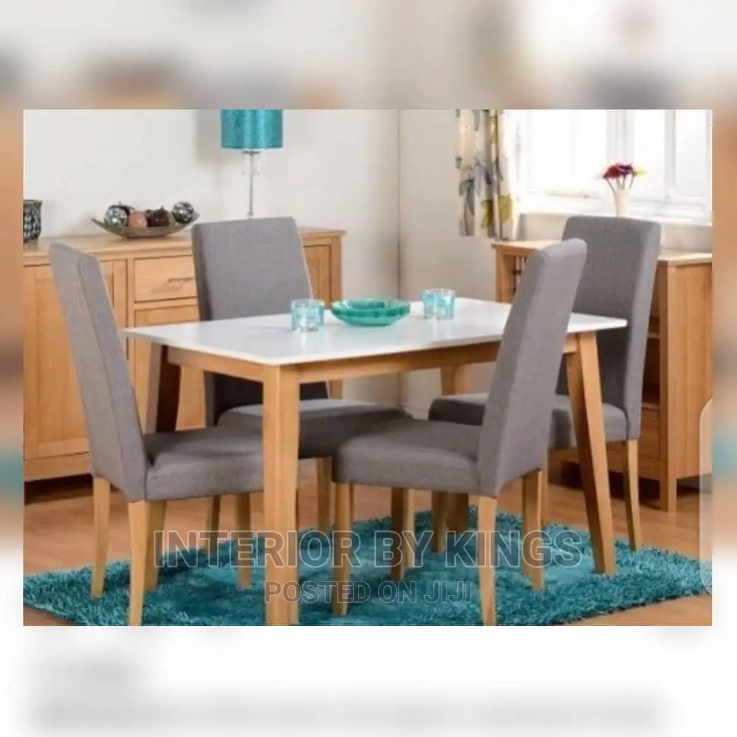 4seater Dining Set Table Made With HDF Wood