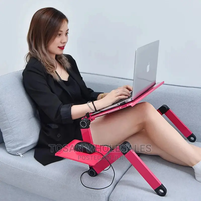 T9 Multi Functional Adjustable Laptop Table and Cooling Fan