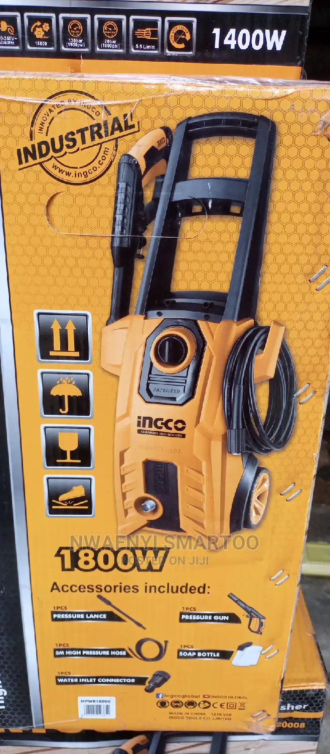 1800w Electric Car Washing Machine