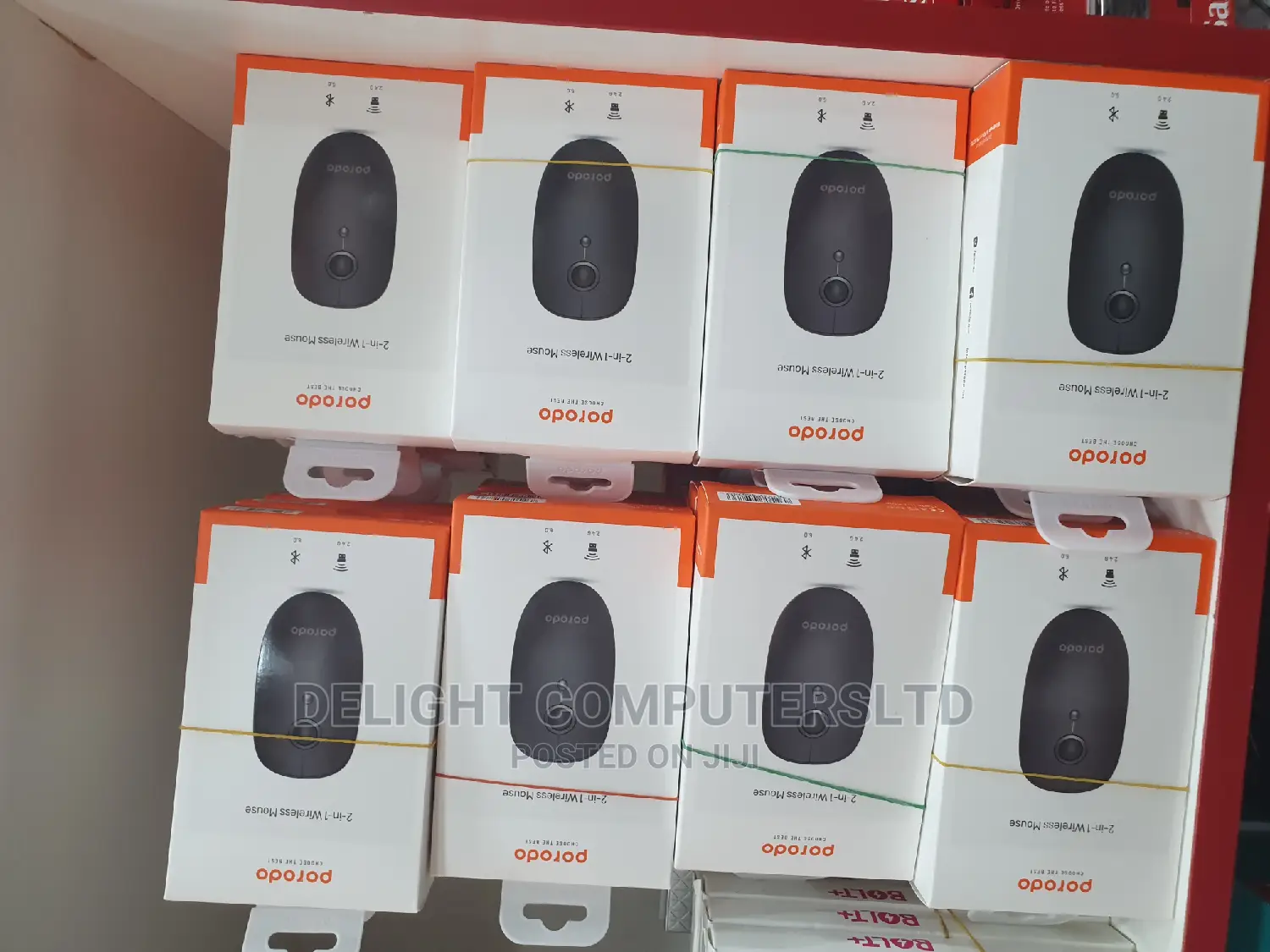 Porodo 2-in-1 Wireless Mouse