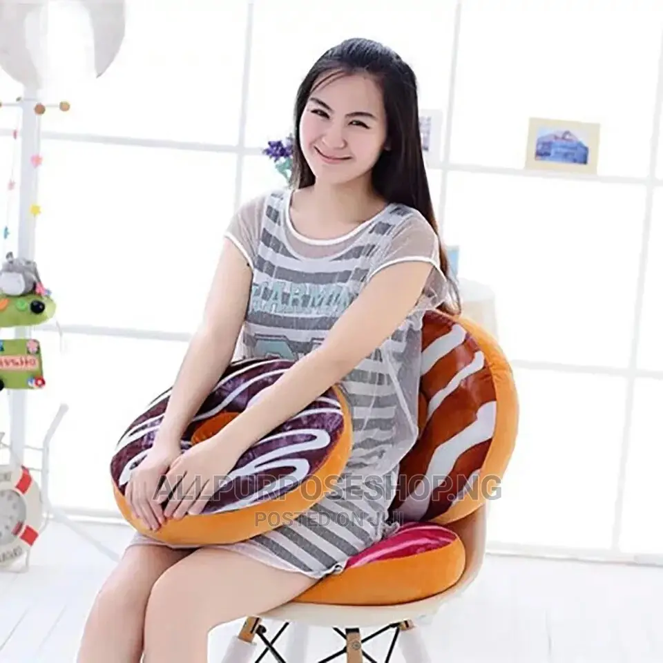 Doughnut Throw Pillow