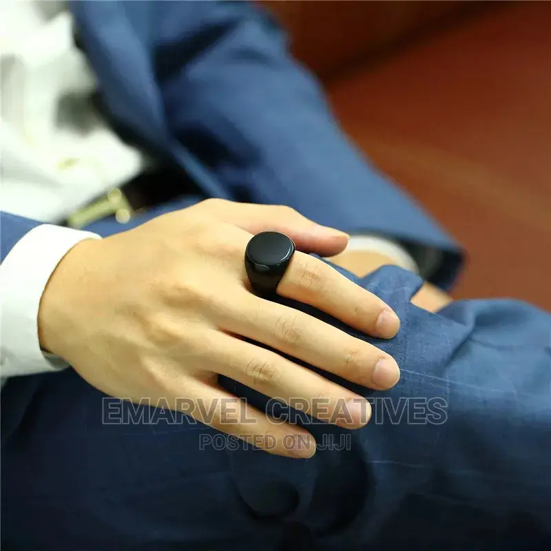 Original Black Ring for Men Non Tarnish