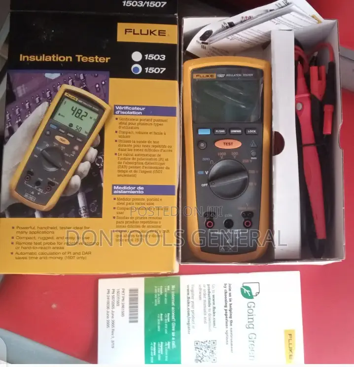 FLUKE 1503/1507 Insulation Tester
