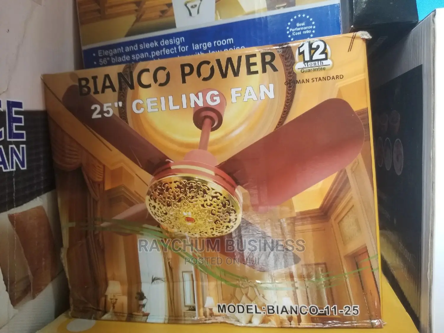 Bianco Power Fan 25 Ceiling Fan