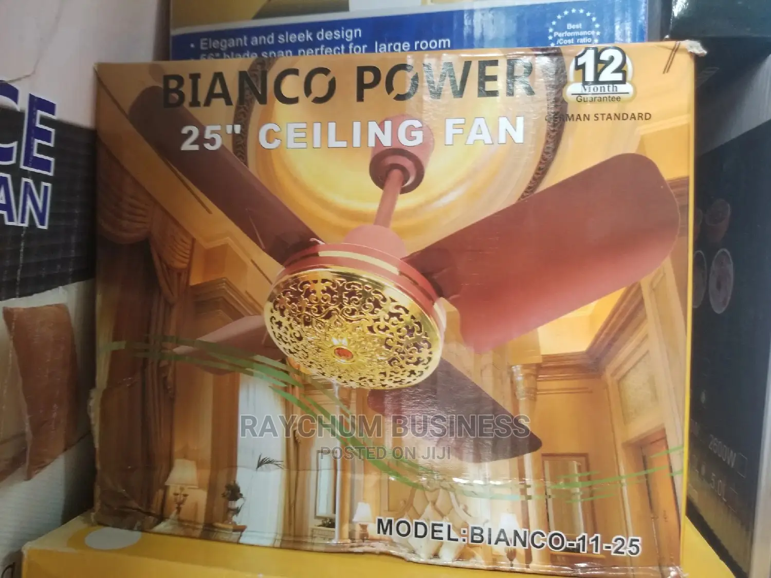 Bianco Power Fan 25 Ceiling Fan