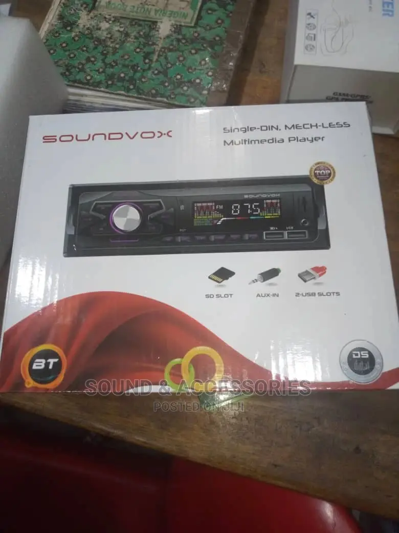 Soundvox Sx520 Deckless Mp3 Player + Usb Aux Bluetooth
