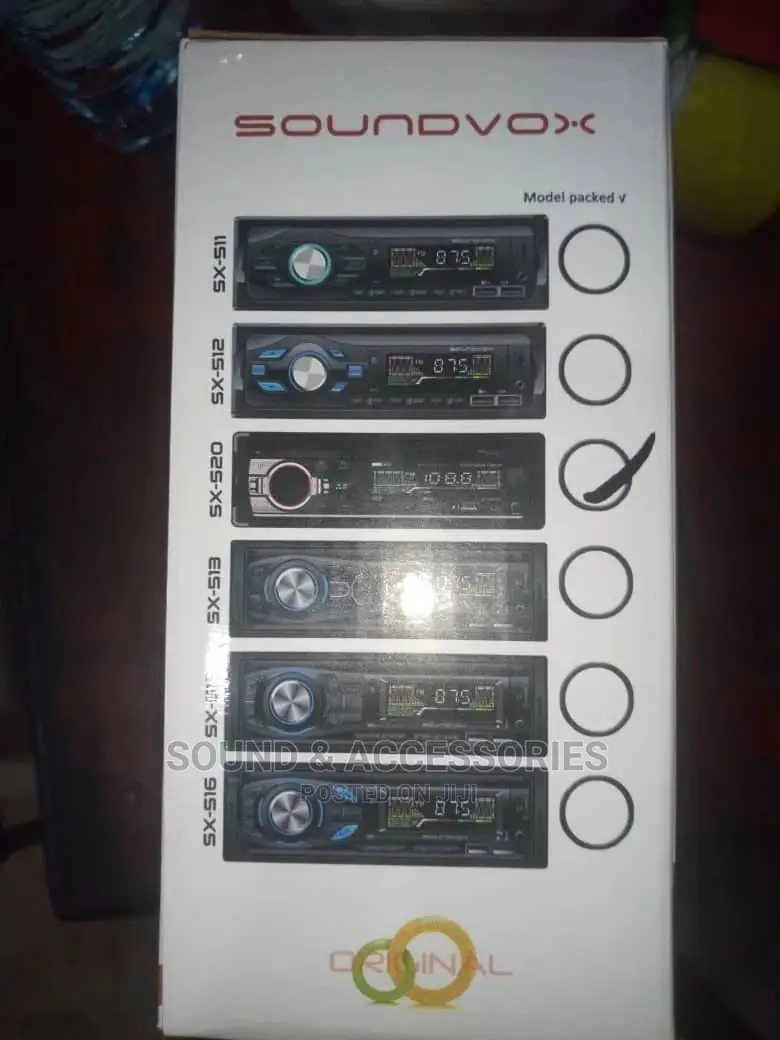 Soundvox Sx520 Deckless Mp3 Player + Usb Aux Bluetooth