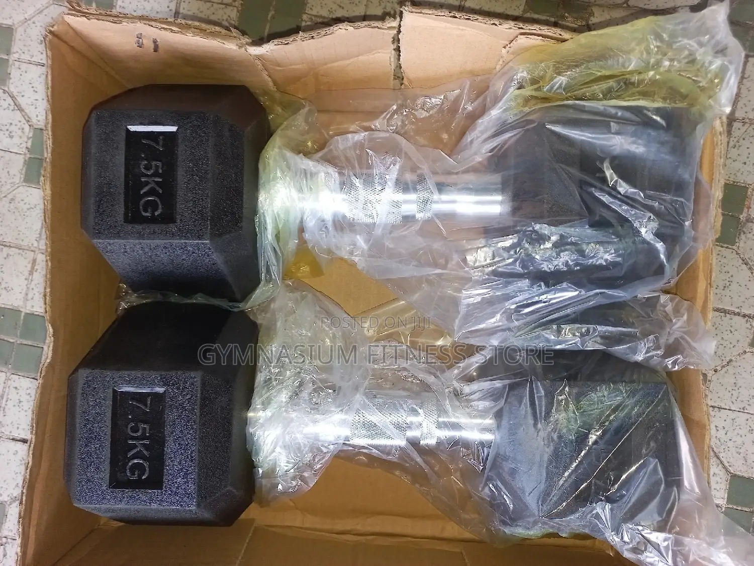 Pair Of 7.5kg Hex