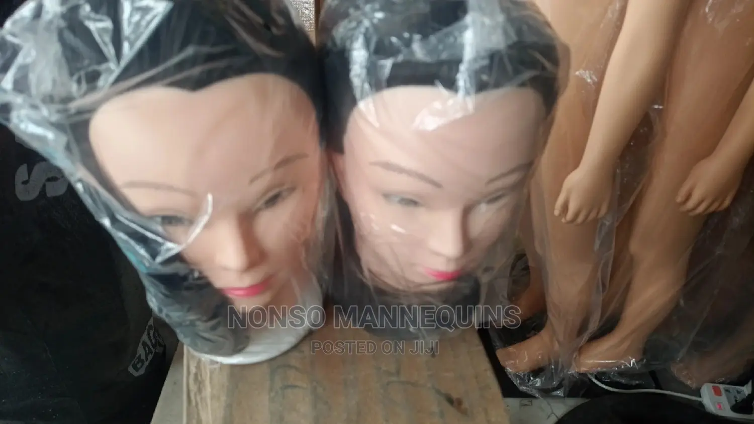 Mannequins Head With Synthetic Hair