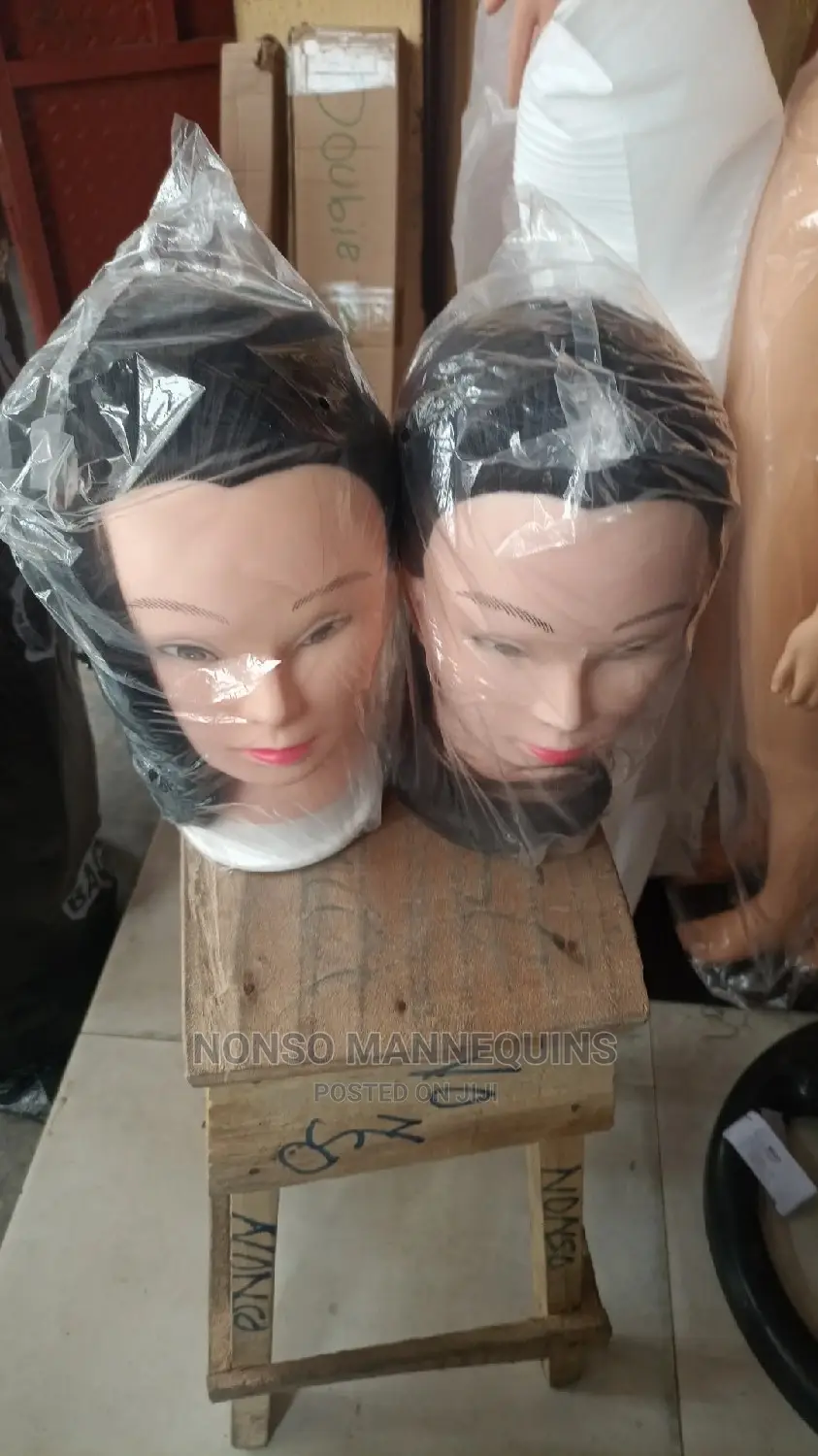 Mannequins Head With Synthetic Hair