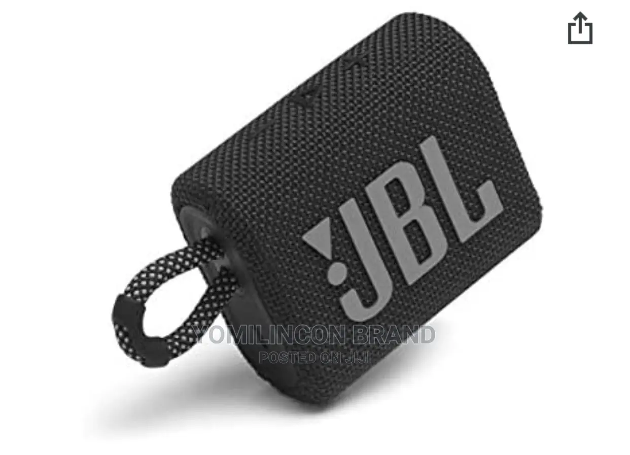 JBL Go 3 Portable Bluetooth Waterproof Speaker.