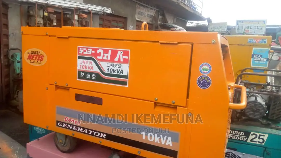10kva Tokunbo Japanese Denyo Soundproof Is Available