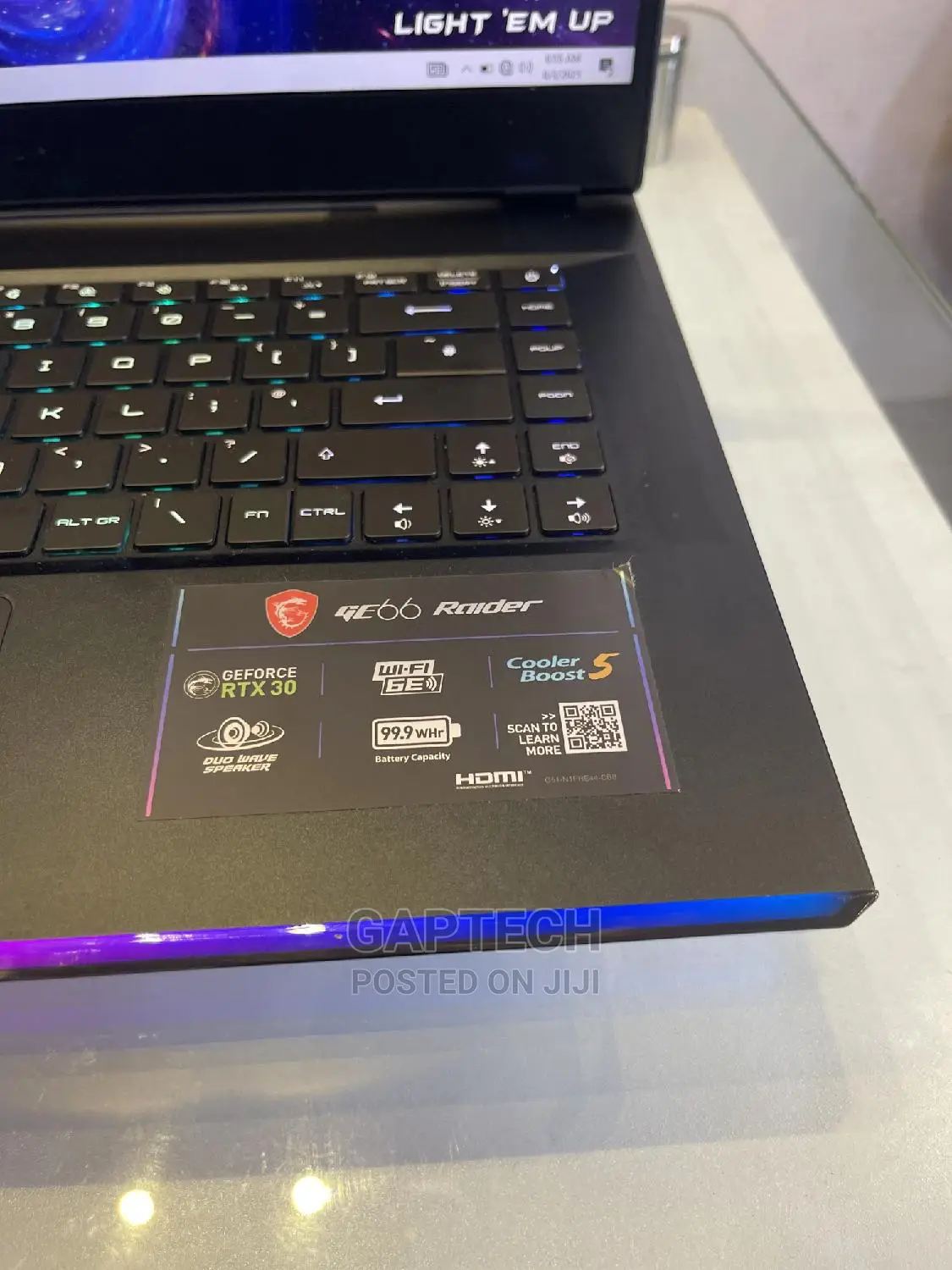 Laptop MSI GE66 Raider 32GB Intel Core I7 SSD 1T