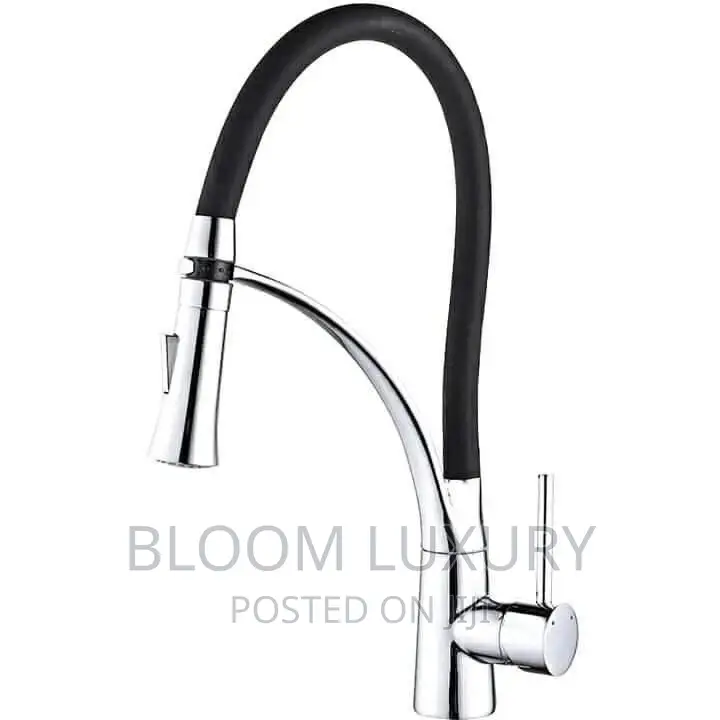 Chrome Flexible Kitchen Sink Faucets