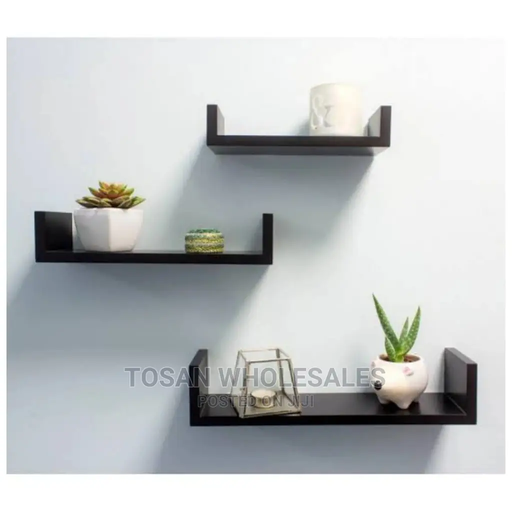 Big U Shape Floating Shelves