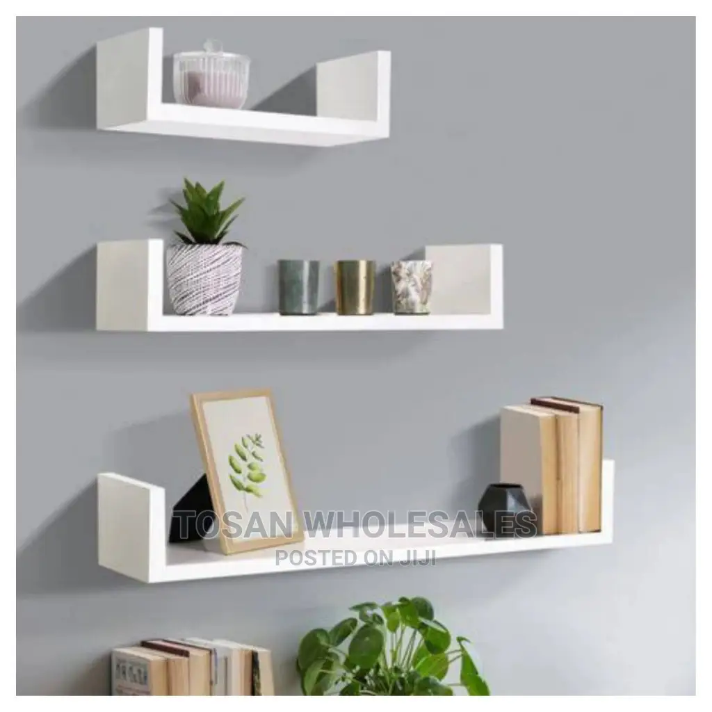 Big U Shape Floating Shelves