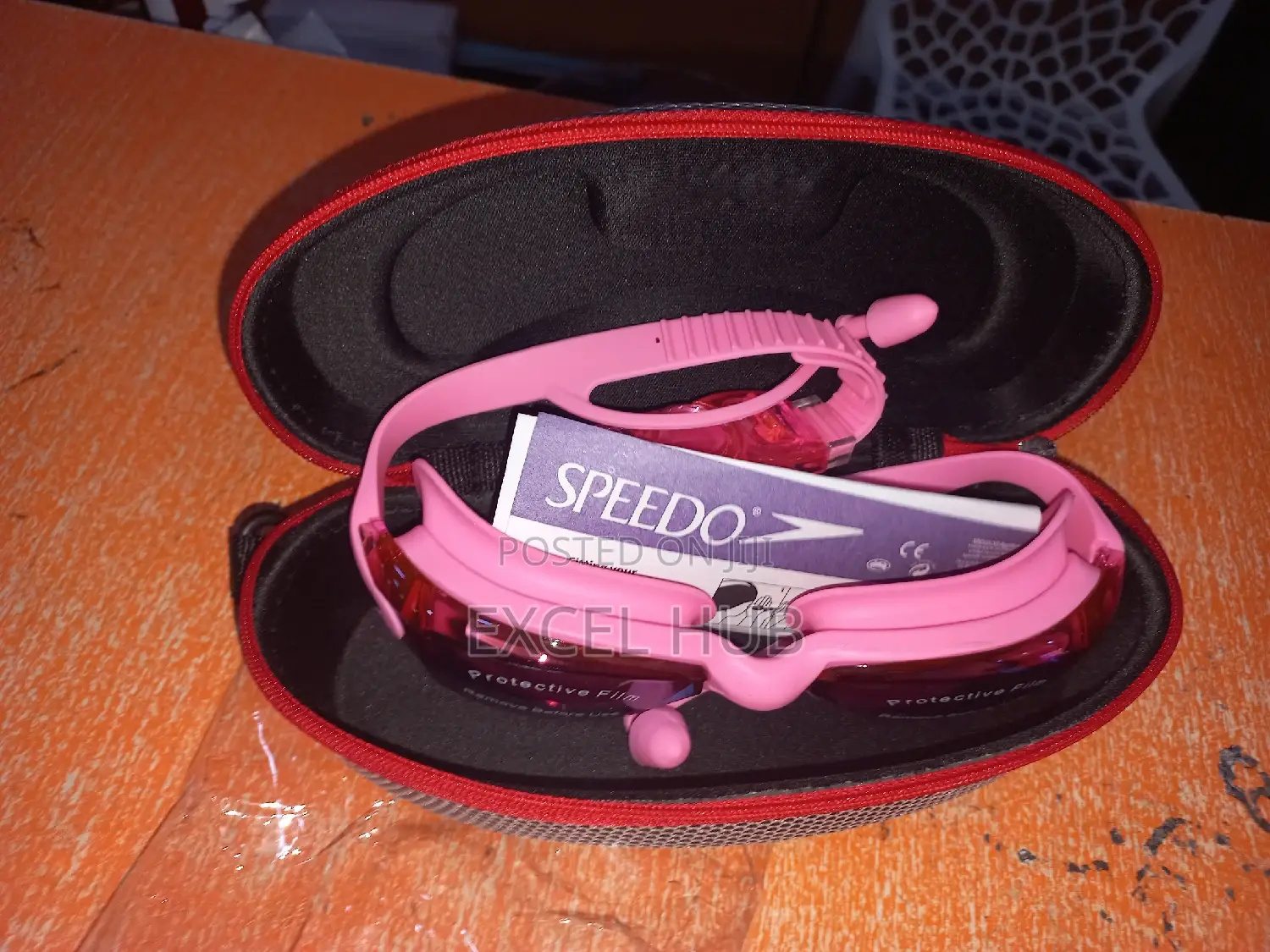 Speedo Pink Goggles Single T34