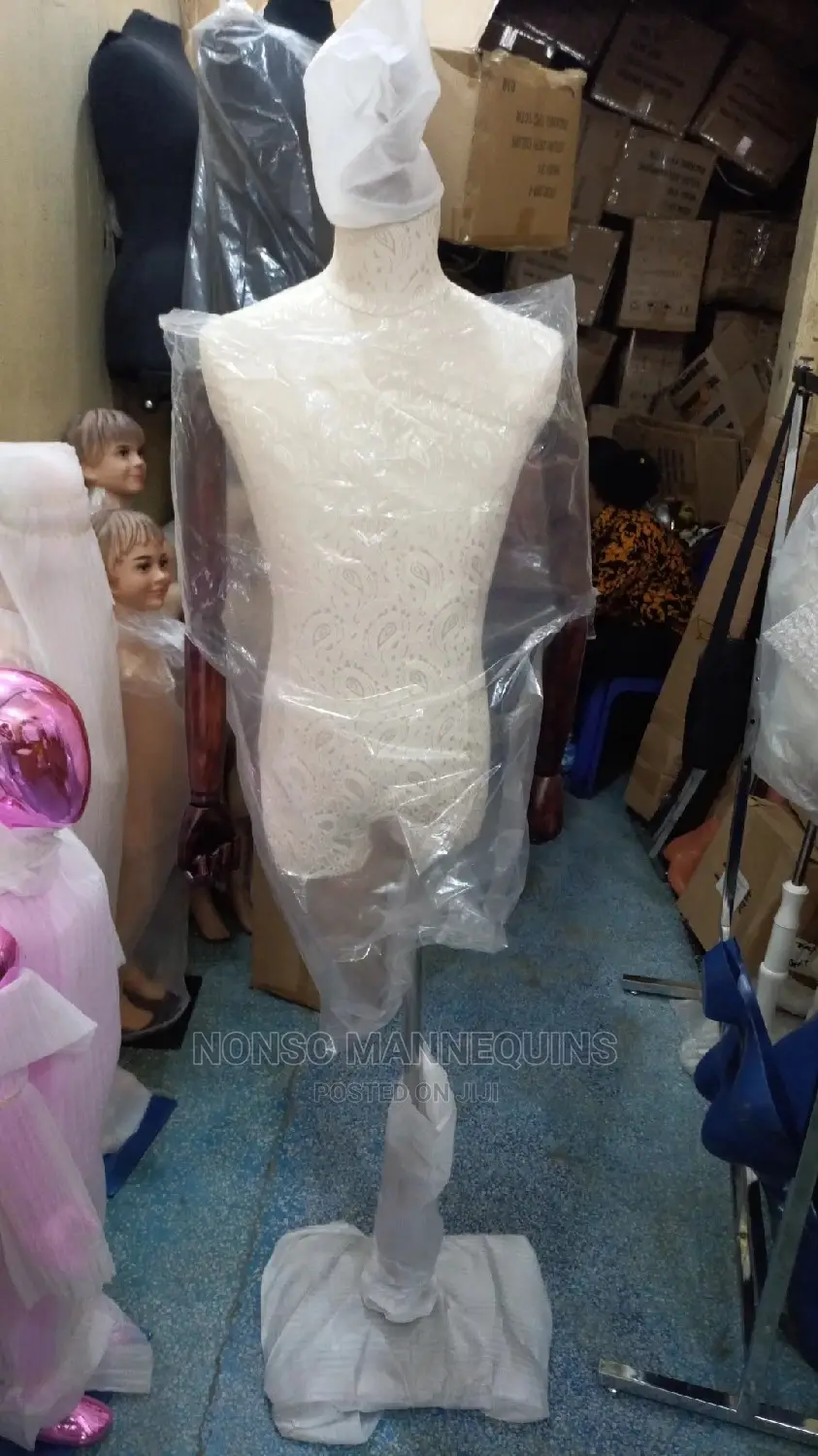 Skeleton Hand Male Dressform Torso