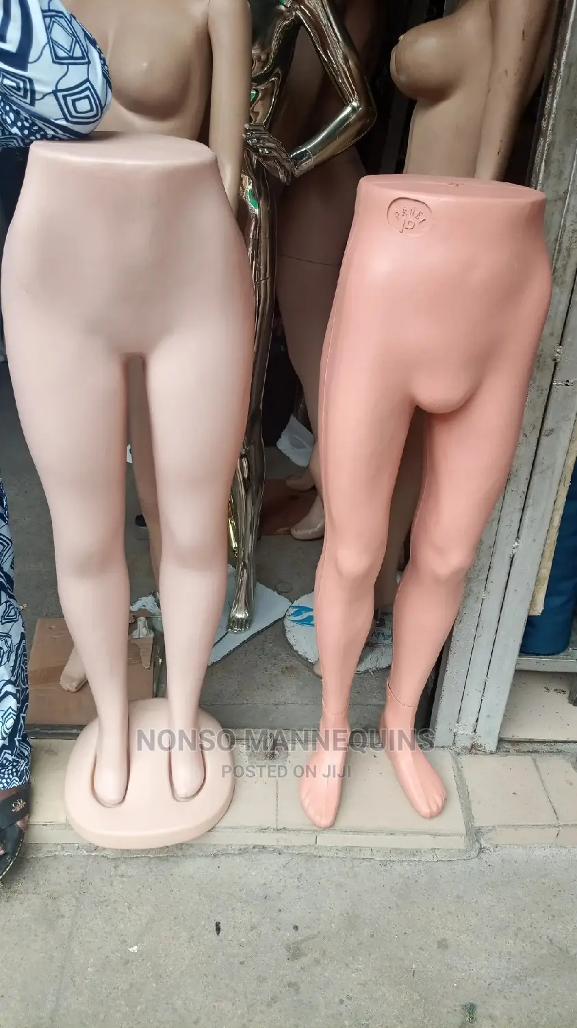 Female Male Plastic Waist Mannequins