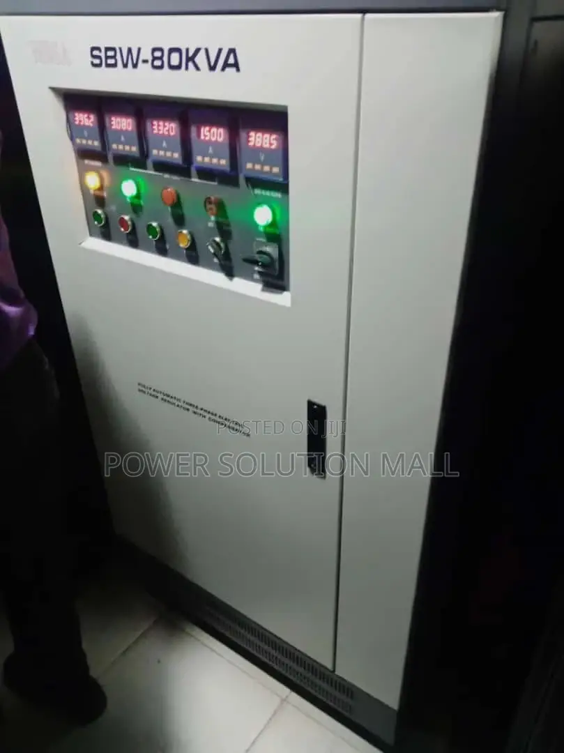 80kva 3-Phase Strong Industrial Servo Central Stabilizer