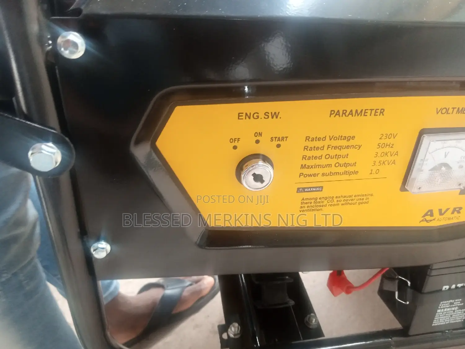 Corolla Petrol Generator With Key and Tires