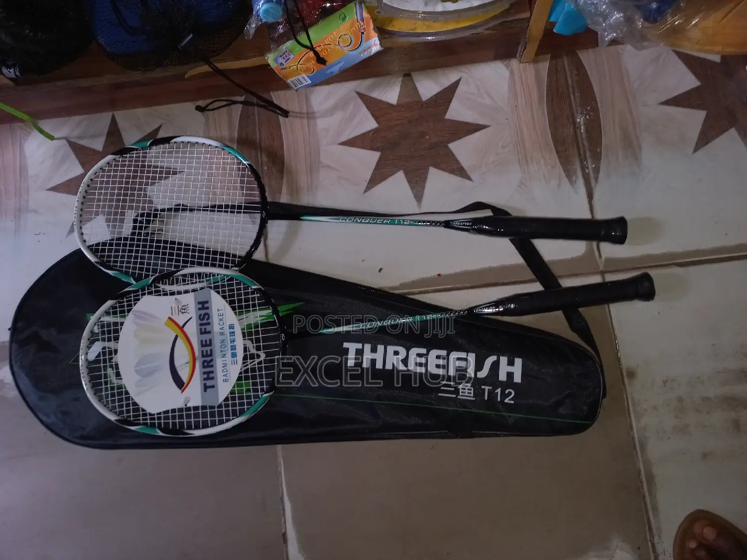 3 Fish Pair Of Badminton Racket