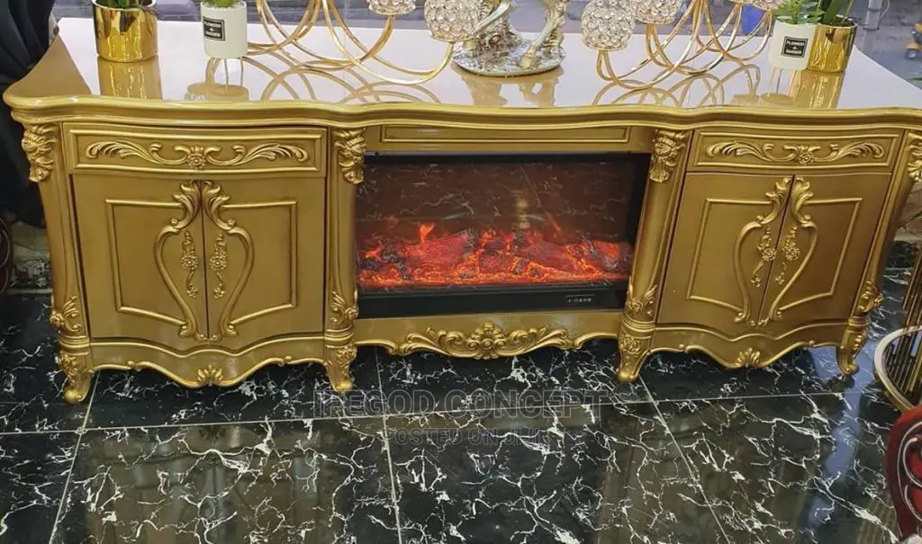 Tv Stand With Fire Place