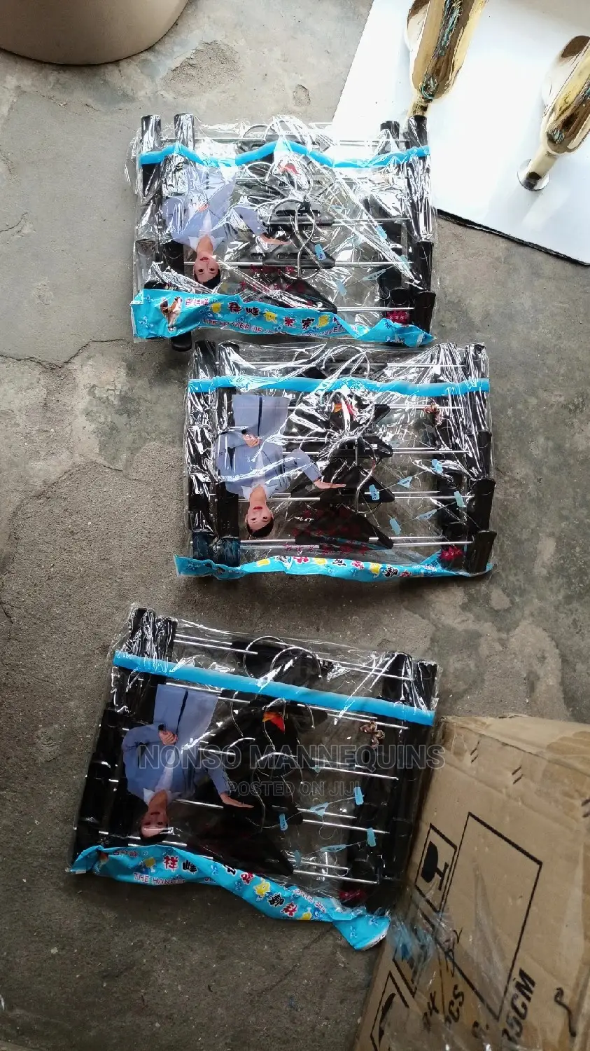 Black Clip Hangers for Skirts and Trousers